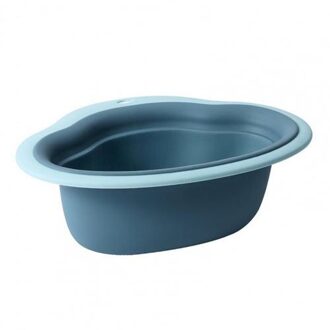 Sales! Sink Plank Multipurpose Met Zuignap Plastic Huishoudelijke Afvoer Mand Voor Keuken Blauw