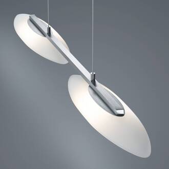 Sally - LED hanglamp mat nikkel, wit