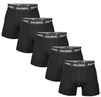 Salming 5 stuks Soft Cotton Boxers With Logo Zwart,Versch.kleure/Patroon - Small,Medium,Large,X-Large,XX-Large