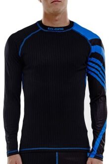 Salming Baselayer LS Tee Men Zwart,Blauw,Versch.kleure/Patroon
