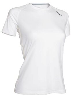 Salming Sandviken Tee Women Wit,Blauw - X-Small,Small,Medium,Large