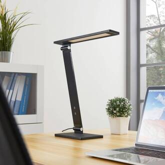 Salome - dimbare LED bureaulamp, zwart
