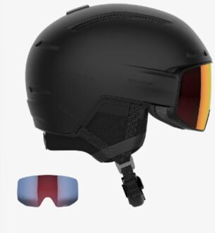 Salomon Driver prime sigma + 2 lenzen Vizierhelm zie 5884 53-56 Zwart