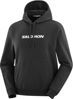 Salomon Logo Performance Hoodie Salomon , Black , Heren - L,M,S