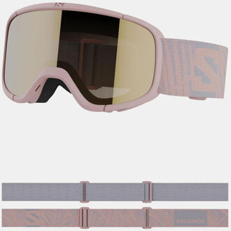 Salomon Lumi Access Skibril Kids 6 tot 11 Jaar Roze - One size