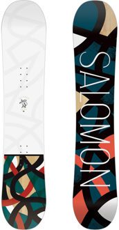 Salomon Set Lotus Incl. Binding Snowboard Set Dames 138 Wit