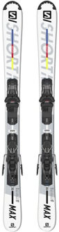 Salomon SHORTMAX + M10 GW L80 Short Ski's 125 Wit
