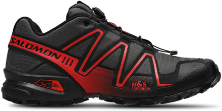 Salomon Speedcross Sneakers Heren - Grijs - Maat 46 2/3 - Mesh/Synthetisch Grey