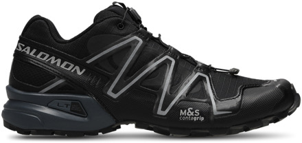 Salomon Speedcross Sneakers Heren - Zwart - Maat 44 2/3 - Mesh/Synthetisch Black