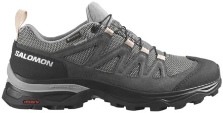 Salomon X Ward Leather Mid GTX Wandelschoenen Dames 38.5 Antraciet