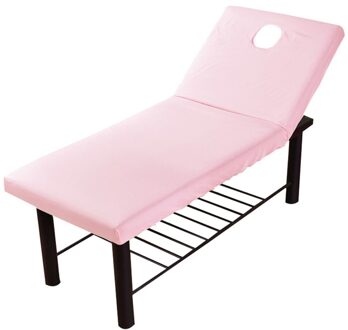 Salon Couch Stofdicht Tafel Non Slip Voorschip Gat Spa Accessoires Wasbare Zachte Elastische Volledige Wrap Lakens Massage Bed Cover Roze