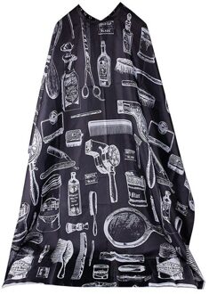 Salon Kapper Haar Knippen Waterdichte Doek Salon Barber Gown Cape Kappers Kapper kapper cape gown doek Reinigen licht grijs