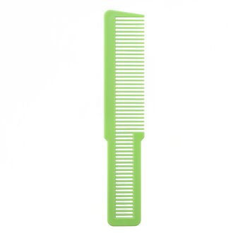Salon Kappers Carbon Anti-Statische Kam Grove Tondeuse Kam Massage Borstel Pro Salon Haarverzorging Styling Tool groen