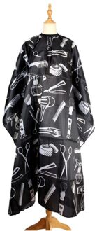 Salon Kapsel Kappers Cape Professionele Kapper Haren Gown Wrap Doek Schort wit