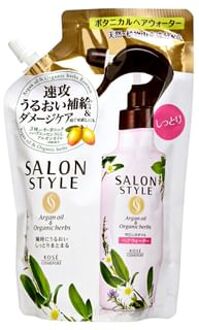 Salon Style Argan Oil & Organic Herbs Hair Water Moist 450ml Refill