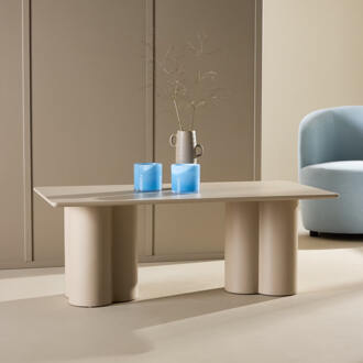 Salontafel 'Anh' 120 x 60cm, kleur Beige - 120 x 60 cm