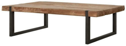 Salontafel 'Beam' Teakhout, 120 x 80cm, kleur Naturel - 120 x 80 cm
