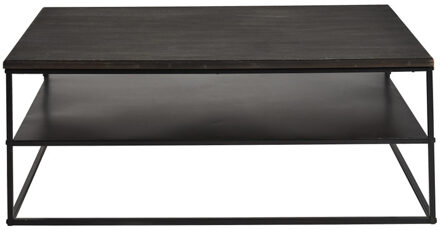 Salontafel Gijs - zwart - 100x60x38 cm