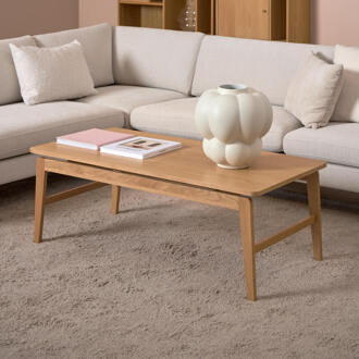 Salontafel 'Lierin' Eiken, 120 x 60cm Naturel - 120 x 60 cm