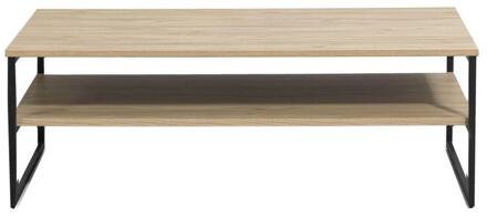 Salontafel Lucca Met Plateau - Naturelkleur - 40x118x67 Cm - MDF - Beige#Bruin