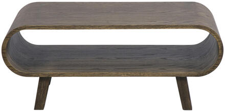 Salontafel Matteo - Walnoot - 37x90x55 Cm - MDF - Bruin