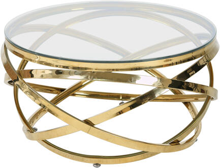 Salontafel 'Mischa' 80cm, kleur goud - 80 cm