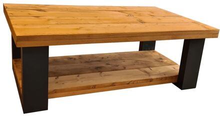 Salontafel New England - Roasted wood 100Lx72Dx40H Dubbel