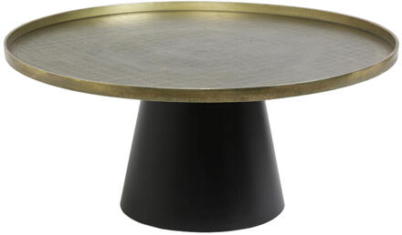 Salontafel Ø75x35 cm POPETA antiek brons Brons, Goud