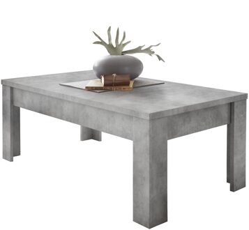 Salontafel Urbino 122 cm breed in grijs beton Grijs,Grijs beton
