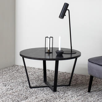 Salontafel - Zwart - 77x77x44 cm