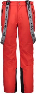 Salopette Wintersportbroek - Maat 52  - Mannen - rood