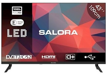 Salora 43FDB200 - 43 inch - LED TV Zwart