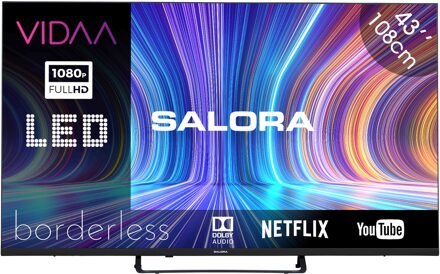 Salora 43FV210 - 43 inch - LED TV Zwart