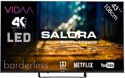 Salora 43XUV3300 - 43 inch - LED TV Zwart