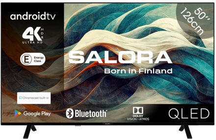 Salora 50QLED320 - 50 inch - QLED TV Zwart