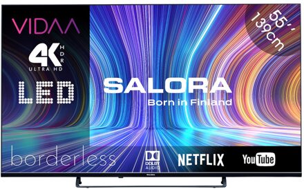 Salora 55UV210 - 55 inch - LED TV Zwart