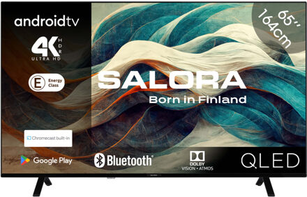 Salora 65QLED320 - 65 inch - QLED TV Zwart