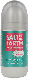 Salt of the Earth Hervulbare Roll-on Deodorant - Meloen & Komkommer
