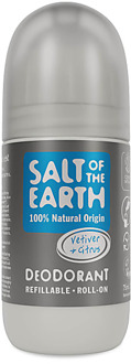 Salt of the Earth Hervulbare Roll-on Deodorant - Vetiver & Citrus