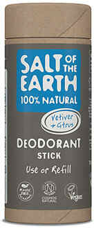 Salt of the Earth Vetiver & Citrus Deodorant Stick - Use or Refill