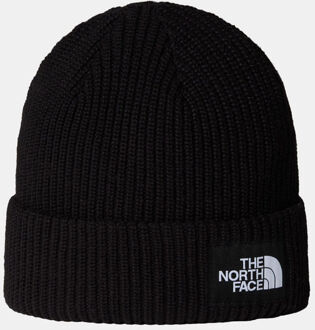 Salty Lined Beanie Muts Zwart - One size