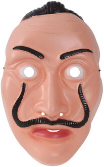 Salvador Dali gezichtmasker/verkleedmasker - La Casa De Papel - volwassenen