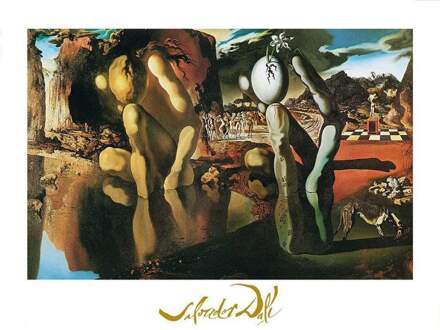 Salvador Dali - La Metamorfosi Di Narciso Kunstdruk 80x60cm