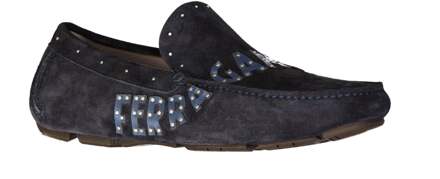 Salvatore Ferragamo Andren Loafers Blauw