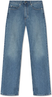 Salvatore Ferragamo Jeans met rechte pijpen Salvatore Ferragamo , Blue , Heren - Xl,S