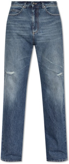 Salvatore Ferragamo Jeans with vintage effect Salvatore Ferragamo , Blue , Heren - Xl,M,S