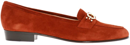 Salvatore Ferragamo Loafers Salvatore Ferragamo , Red , Dames - 37 1/2 EU