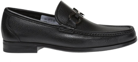 Salvatore Ferragamo Loafers van korrelig leer Salvatore Ferragamo , Black , Heren - 43 Eu,40 Eu,45 Eu,44 Eu,41 1/2 Eu,42 Eu,39 1/2 Eu,39 Eu,42 1/2 Eu,41 Eu,40 1/2 EU