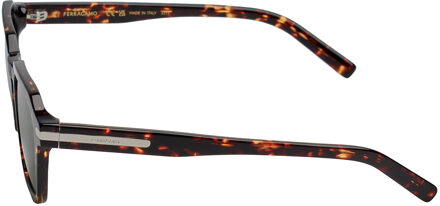 Salvatore Ferragamo Rechthoekige Zonnebril SF1089SN Heren Bruin