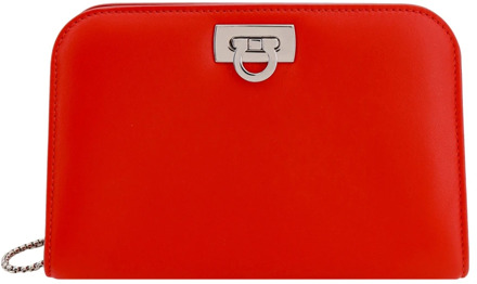 Salvatore Ferragamo Shoulder Bags Salvatore Ferragamo , Red , Dames - ONE Size